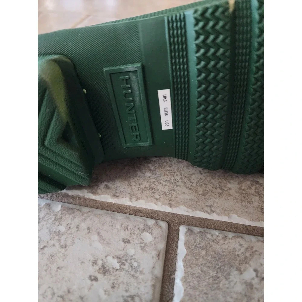 Hunter Women Original Chelsea Rain Boots Hunter Green WFS2078RMA US 5 EU 36 UK 3